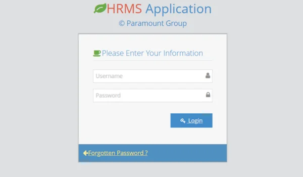 Paramount HRMS Login