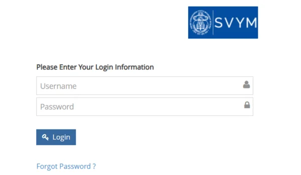 SVYM HRMS Login